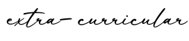 单词extra-curricular书写