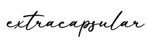 单词extracapsular书写