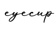 单词eyecup书写