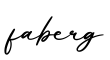 单词faberg书写