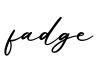 单词fadge书写