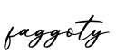 单词faggoty书写