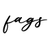 单词fags书写