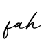 单词fah书写