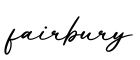 单词fairbury书写