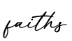 单词faiths书写