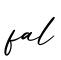 单词fal书写