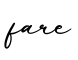单词fare书写