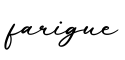单词farigue书写