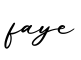 单词faye书写