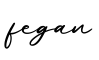 单词fegan书写