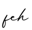 单词feh书写