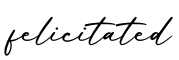 单词felicitated书写