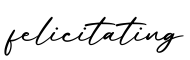 单词felicitating书写