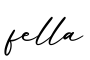 单词fella书写