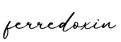 单词ferredoxin书写