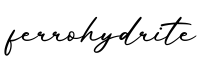 单词ferrohydrite书写