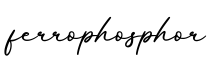 单词ferrophosphor书写