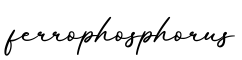 单词ferrophosphorus书写