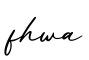 单词fhwa书写