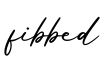 单词fibbed书写