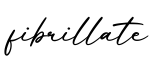 单词fibrillate书写