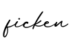 单词ficken书写