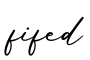 单词fifed书写