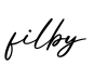 单词filby书写