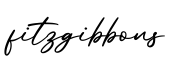 单词fitzgibbons书写