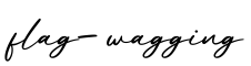 单词flag-wagging书写