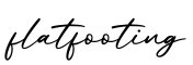 单词flatfooting书写