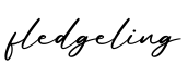 单词fledgeling书写