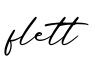单词flett书写