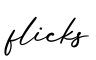 单词flicks书写