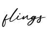单词flings书写