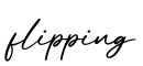 单词flipping书写