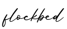 单词flockbed书写