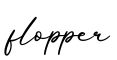 单词flopper书写