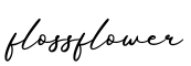 单词flossflower书写