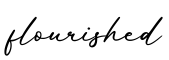 单词flourished书写