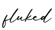 单词fluked书写