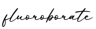 单词fluoroborate书写