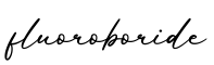 单词fluoroboride书写