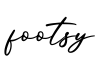 单词footsy书写
