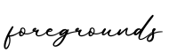 单词foregrounds书写