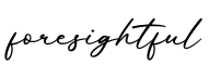 单词foresightful书写