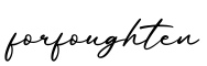 单词forfoughten书写