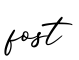 单词fost书写