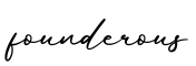 单词founderous书写